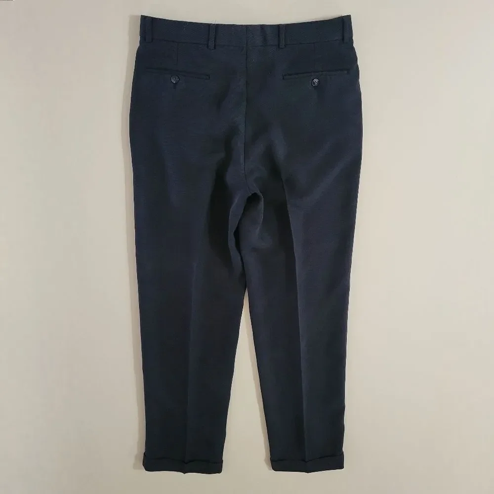 Ballin Men's Comfort-EZE Black Tencel Classic Dress Pants